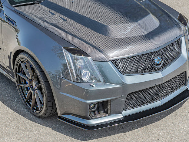 2009-2015 Cadillac CTS-V V2 | Basic Style Front Bumper Lip Splitter Ground Effects